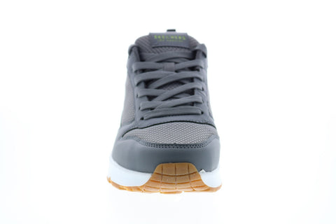 Skechers Uno Fastime 237016 Mens Gray Canvas Lifestyle Sneakers Shoes
