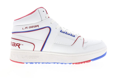 la gear white high tops Skechers L.A. Gear Slammer 237063 Mens White Lifestyle Sneakers Shoes