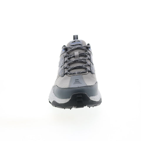 Skechers Arch Fit Phantom 237108 Mens Gray Leather Athletic Hiking Shoes