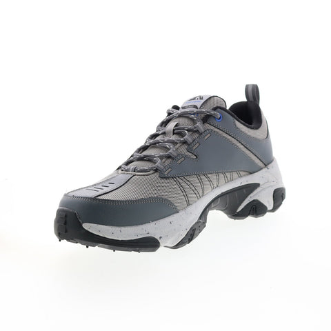 Skechers Arch Fit Phantom 237108 Mens Gray Leather Athletic Hiking Shoes