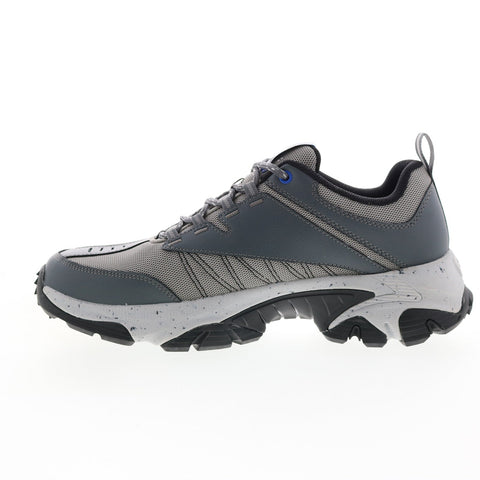 Skechers Arch Fit Phantom 237108 Mens Gray Leather Athletic Hiking Shoes