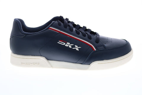 Skechers Endour Mindelta 237136 Mens Blue Leather Lifestyle Sneakers Shoes