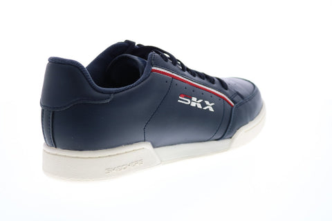 Skechers Endour Mindelta 237136 Mens Blue Leather Lifestyle Sneakers Shoes