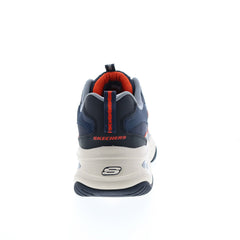 Skechers D'Lites 4.0 237225 Mens Blue Leather Lifestyle Sneakers