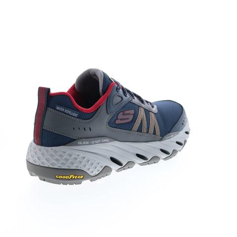 Skechers Glide Step Trail Oxen 237256 Mens Blue Athletic Hiking Shoes