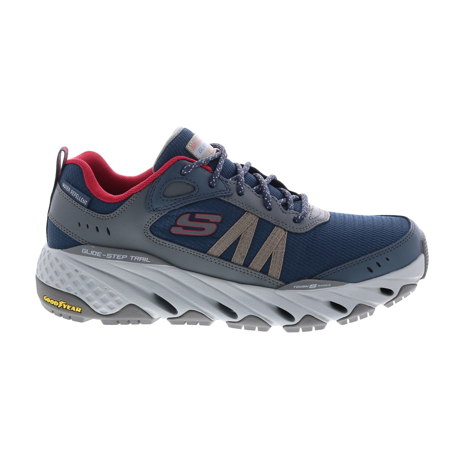Skechers Glide Step Trail Oxen 237256 Mens Blue Athletic Hiking