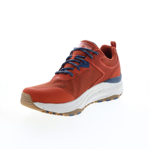 Skechers D'Lux Trail 237336 Mens Orange Canvas Athletic Hiking Shoes