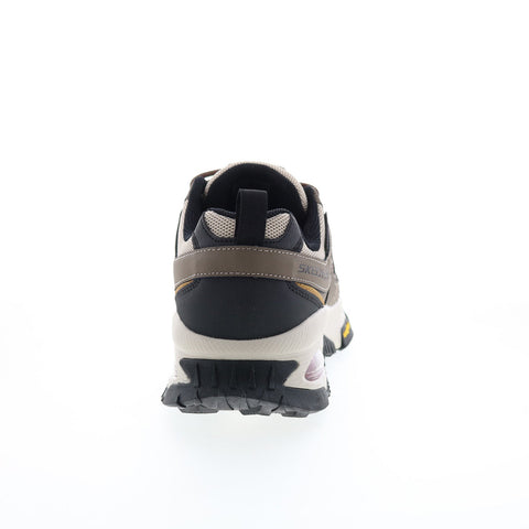 Skechers Skech Air Envoy Aiden Mens Brown Leather Athletic Hiking Shoes