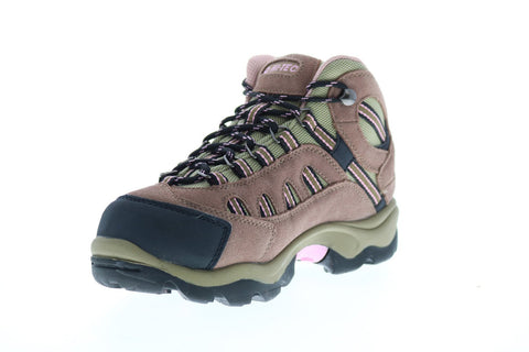 Hi-Tec Bandera Mid WP 24045 Mens Brown Suede Mesh Lace Up Hiking Boots