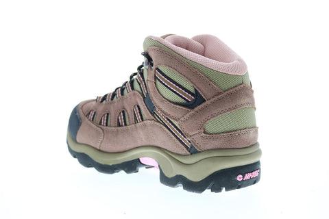 Hi-Tec Bandera Mid WP 24045 Mens Brown Suede Mesh Lace Up Hiking Boots