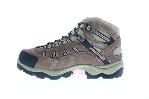 Hi-Tec Bandera Mid WP 24045B Womens Brown Suede Mesh Lace Up Hiking Boots