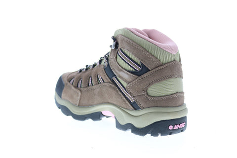 Hi-Tec Bandera Mid WP 24045B Womens Brown Suede Mesh Lace Up Hiking Boots