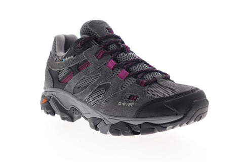 Hi-Tec Ravus Vent Low WP 24128 Mens Gray Mesh Lace Up Hiking Boots Shoes
