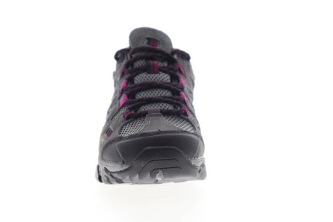 Hi-Tec Ravus Vent Low WP 24128 Mens Gray Mesh Lace Up Hiking Boots Shoes