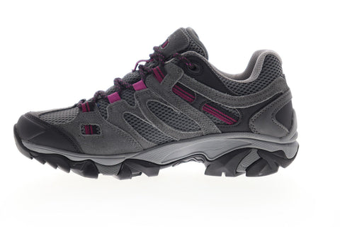 Hi-Tec Ravus Vent Low WP 24128 Mens Gray Mesh Lace Up Hiking Boots Shoes