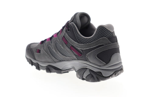 Hi-Tec Ravus Vent Low WP 24128 Mens Gray Mesh Lace Up Hiking Boots Shoes