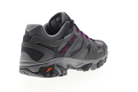 Hi-Tec Ravus Vent Low WP 24128 Mens Gray Mesh Lace Up Hiking Boots Shoes