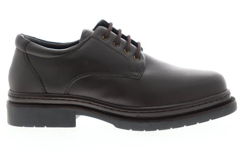 Giorgio Brutini Ainsworth 245572 Mens Brown Leather Plain Toe Oxfords Shoes