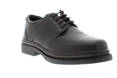 Giorgio Brutini Ainsworth 245572 Mens Brown Leather Plain Toe Oxfords Shoes