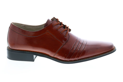 Stacy Adams Raynor 24748-221 Mens Brown Oxfords & Lace Ups Plain Toe Shoes 