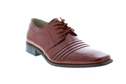 Stacy Adams Raynor 24748-221 Mens Brown Oxfords & Lace Ups Plain Toe Shoes 
