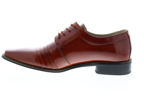 Stacy Adams Raynor 24748-221 Mens Brown Oxfords & Lace Ups Plain Toe Shoes 