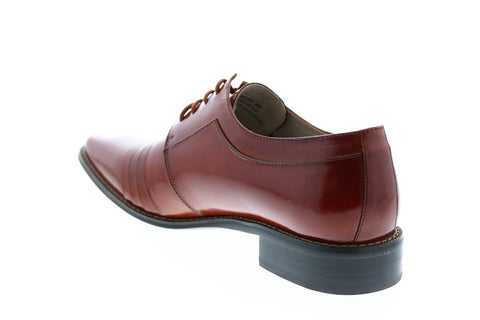 Stacy Adams Raynor 24748-221 Mens Brown Oxfords & Lace Ups Plain Toe Shoes 