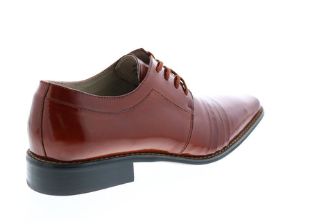Stacy Adams Raynor 24748-221 Mens Brown Oxfords & Lace Ups Plain Toe S Stacy Adams Raynor 24748-221 Mens Brown Oxfords & Lace Ups Plain Toe S