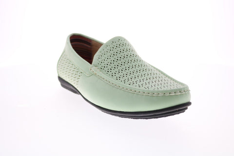 Stacy Adams Cicero 25172-447 Mens Green Loafers & Slip Ons Moccasin Shoes  10.5