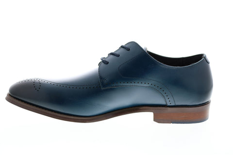 Stacy Adams Ballard 25187-403 Mens Blue Oxfords & Lace Ups Plain Toe Shoes 