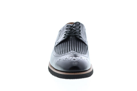 Stacy Adams Emile 25236-001 Mens Black Leather Wingtip Oxfords Shoes