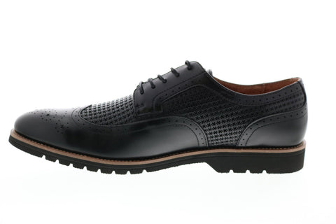 Stacy Adams Emile 25236-001 Mens Black Leather Wingtip Oxfords Shoes
