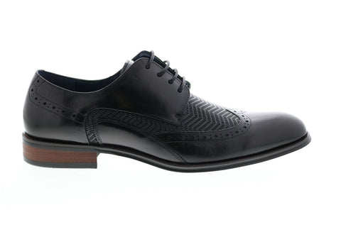 Stacy Adams Maguire 25238-001 Mens Black Leather Wingtip Oxfords Shoes