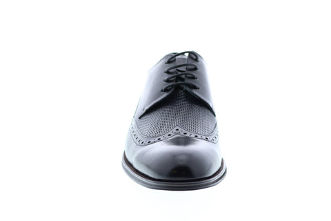 Stacy Adams Maguire 25238-001 Mens Black Leather Wingtip Oxfords Shoes