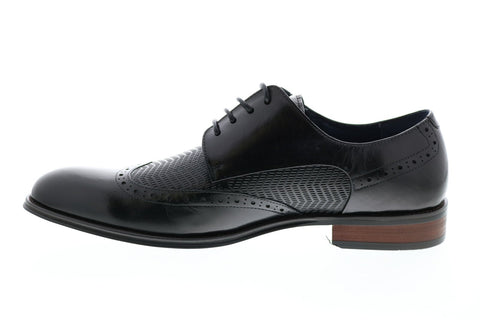 Stacy Adams Maguire 25238-001 Mens Black Leather Wingtip Oxfords Shoes