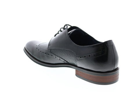 Stacy Adams Maguire 25238-001 Mens Black Leather Wingtip Oxfords Shoes