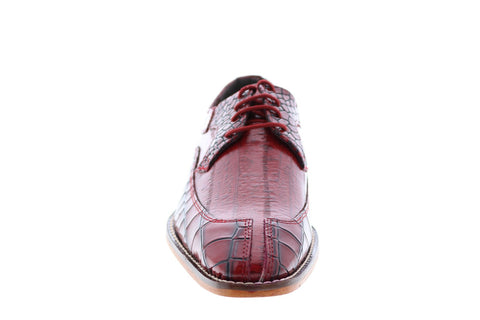 Stacy Adams Trimarco 25318-600 Mens Red Oxfords & Lace Ups Plain Toe Shoes 
