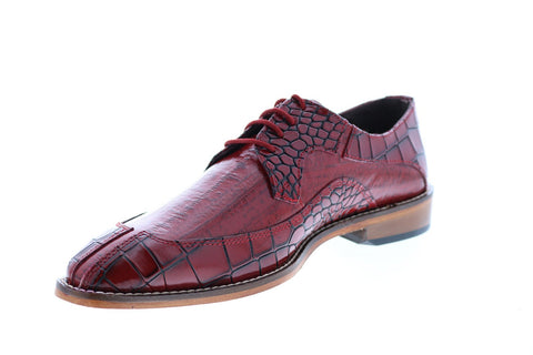 Stacy Adams Trimarco 25318-600 Mens Red Oxfords & Lace Ups Plain Toe Shoes 
