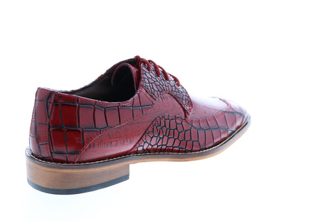 Stacy Adams Trimarco 25318-600 Mens Red Oxfords & Lace Ups Plain Toe Shoes 