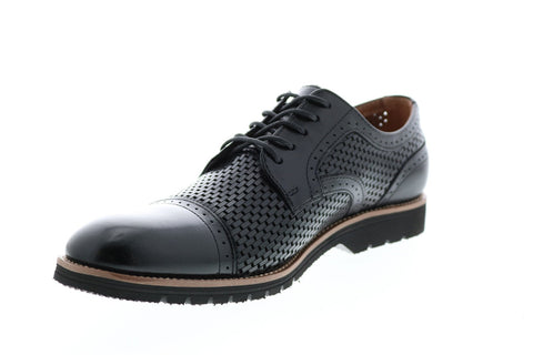 Stacy Adams Ellery 25378-001 Mens Black Oxfords & Lace Ups Cap Toe Shoes 