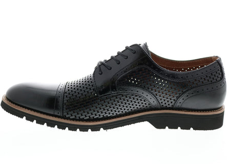 Stacy Adams Ellery 25378-001 Mens Black Oxfords & Lace Ups Cap Toe Shoes 