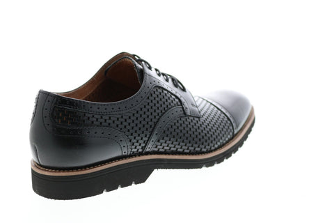 Stacy Adams Ellery 25378-001 Mens Black Oxfords & Lace Ups Cap Toe Shoes 