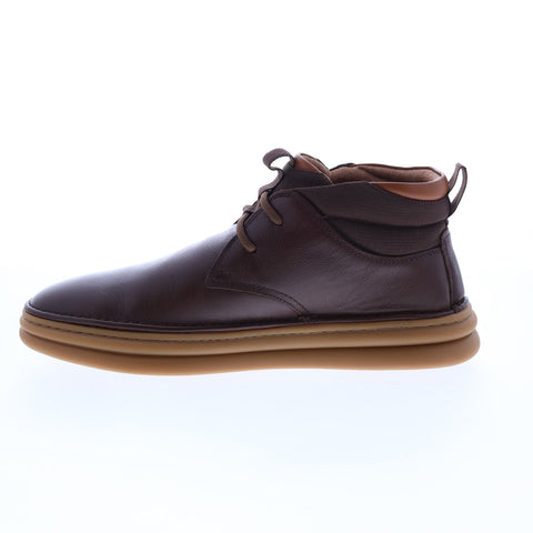Stacy Adams Delson 25556-202 Mens Brown Leather Lace Up Chukkas Boots