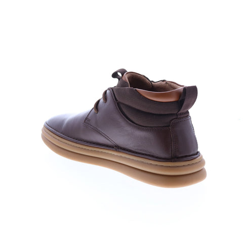 Stacy Adams Delson 25556-202 Mens Brown Leather Lace Up Chukkas Boots