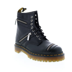 Dr. Martens 1460 Bex Zip R25947001 Mens Black Leather Lace Up Casual D