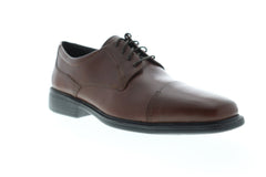 Bostonian Wenham 26025806 Mens Brown Leather Lace Up Cap Toe Oxfords S