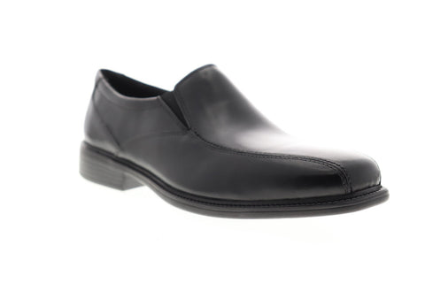 Bostonian Bolton 26025895 Mens Black Leather Dress Slip On Loafers Shoes