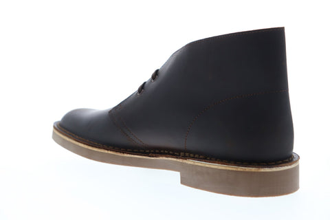 Clarks Bushacre 2 26034135 Mens Brown Leather Lace Up Desert Boots Shoes