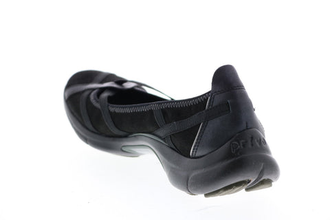 Clarks P-Berry 26034284 Womens Black Nubuck Slip On Ballet Flats Shoes