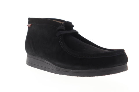 Clarks Stinson Hi 26063368 Mens Black Suede Lace Up Chukkas Boots Shoes